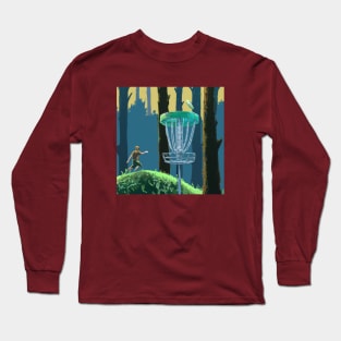 Disc Golf in the Woods Long Sleeve T-Shirt